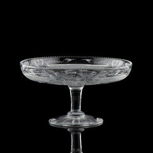 A Tuthill Cut Glass Compote with