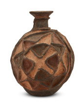 A TUTSI POLYCHROME POTTERY VES