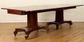 A TWO PART EMPIRE MAHOGANY DIN