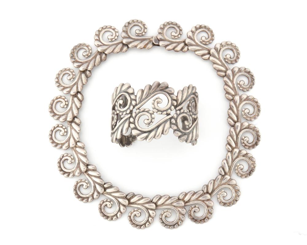 A TWO PIECE LOS CASTILLO JEWELRY
