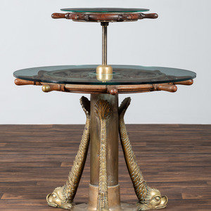 A Two-Tier Dumbwaiter Made of