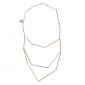 A TWO-TONE TUBULAR NECKLACE BY