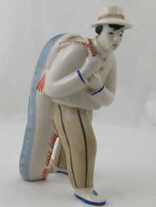 A Ukrainian Soviet ceramic figure