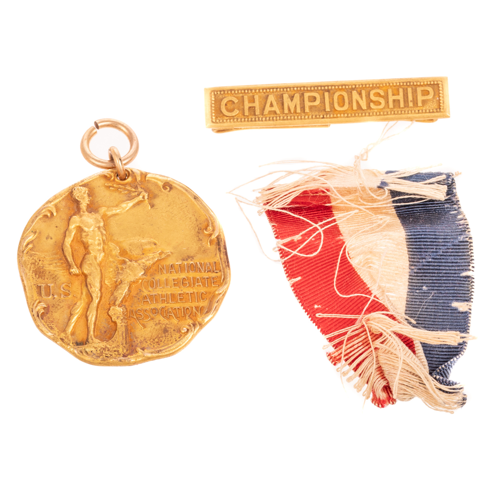 A US NCAA 1924 GOLD MEDAL FOR