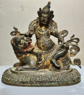 A 'VAISRAVANA' STATUE<br>A 'VA