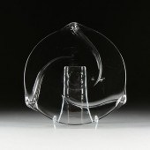 A VAL ST LAMBERT CLEAR CRYSTAL