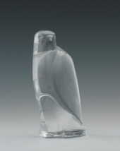 A Val St. Lambert Crystal Falc