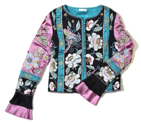 A Valentino Silk and Sequin