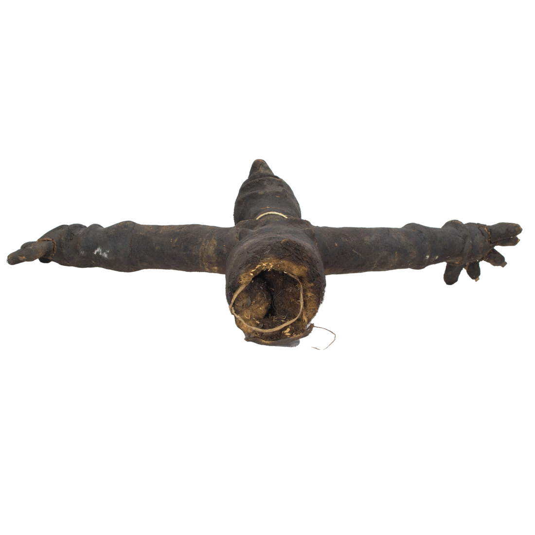 A VANUATU FERN WOOD ANIMATED FIGURE