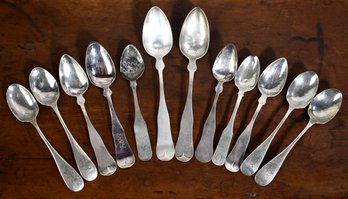 A variety of twelve coin and