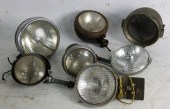 A Vauxhall headlamp and variou