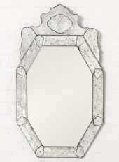 A VENETIAN BAROQUE STYLE ETCHE