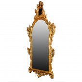 A VENETIAN GILTWOOD CARVED LOO