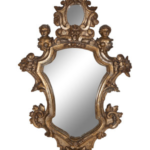 A Venetian Giltwood Mirror 19th