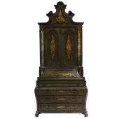 A VENETIAN PAINT DECORATED AND