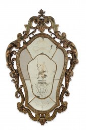 A VENETIAN ROCOCO STYLE GILTWO