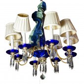 A VENETIAN STYLE CRYSTAL EIGHT