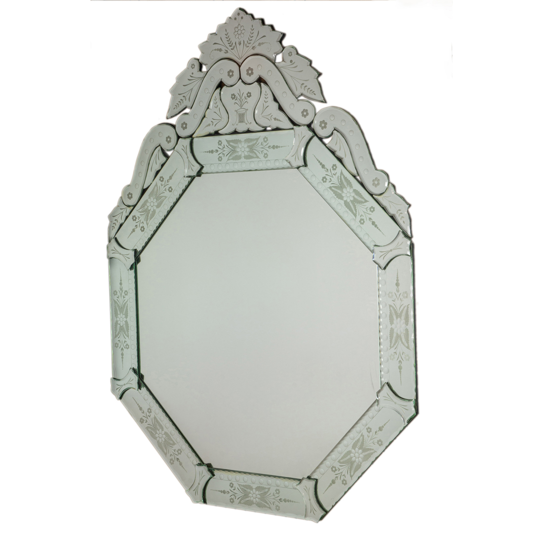 A VENETIAN STYLE ETCHED AND