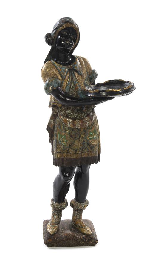 A Venetian Style Parcel Gilt and