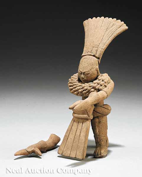 A Veracruz Pottery Figure of a