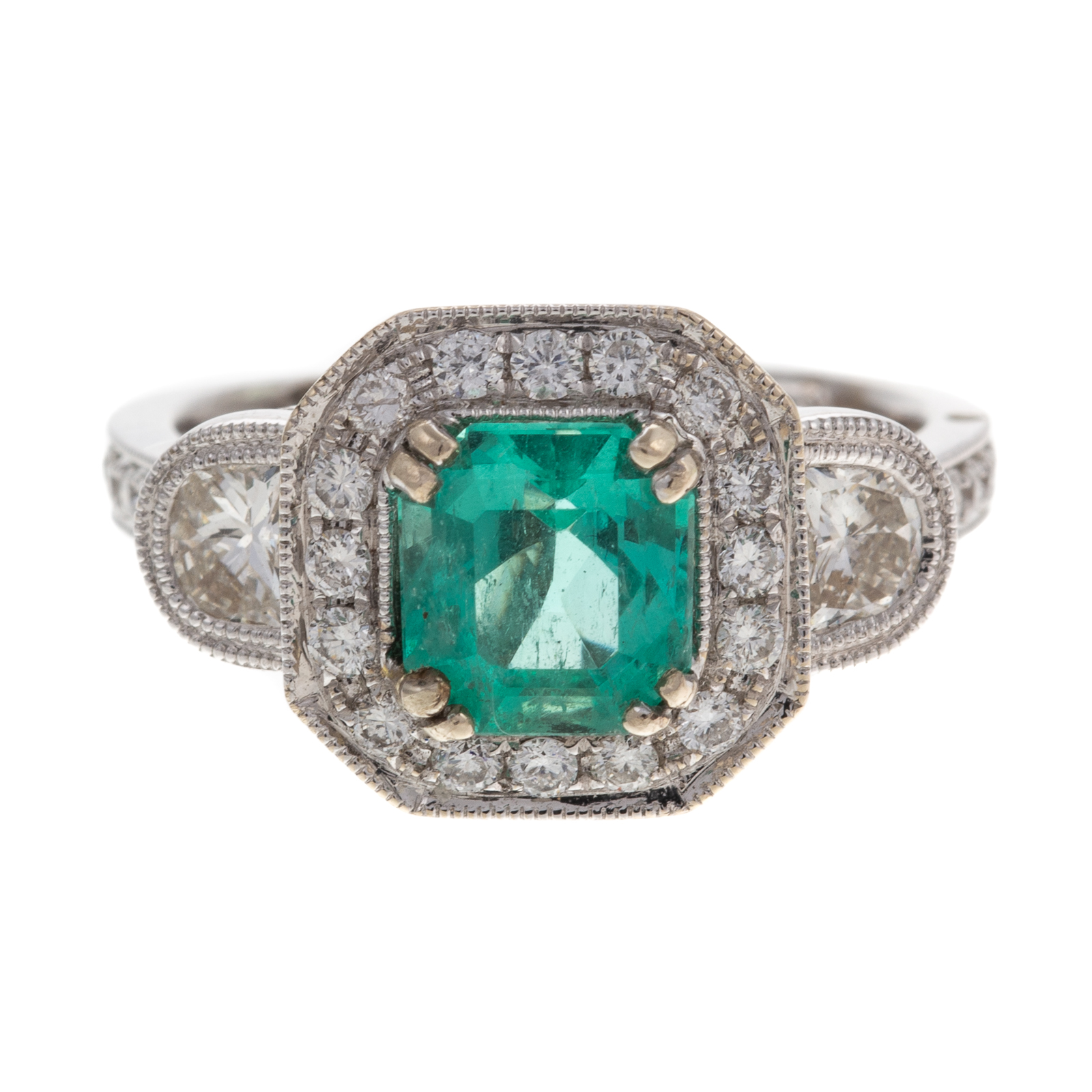 A VERY FINE 1.31 CT EMERALD &