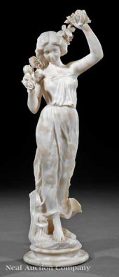 A Very Fine Antique White Marb