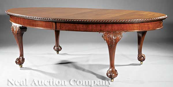 A Very Fine English Carved Mahogany