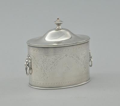 A Very Fine Silver Plated Caddy