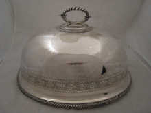 A very large silver plated