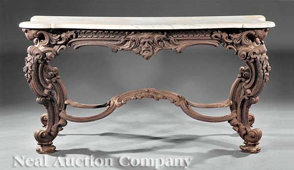 A Very Rare English Cast Iron and