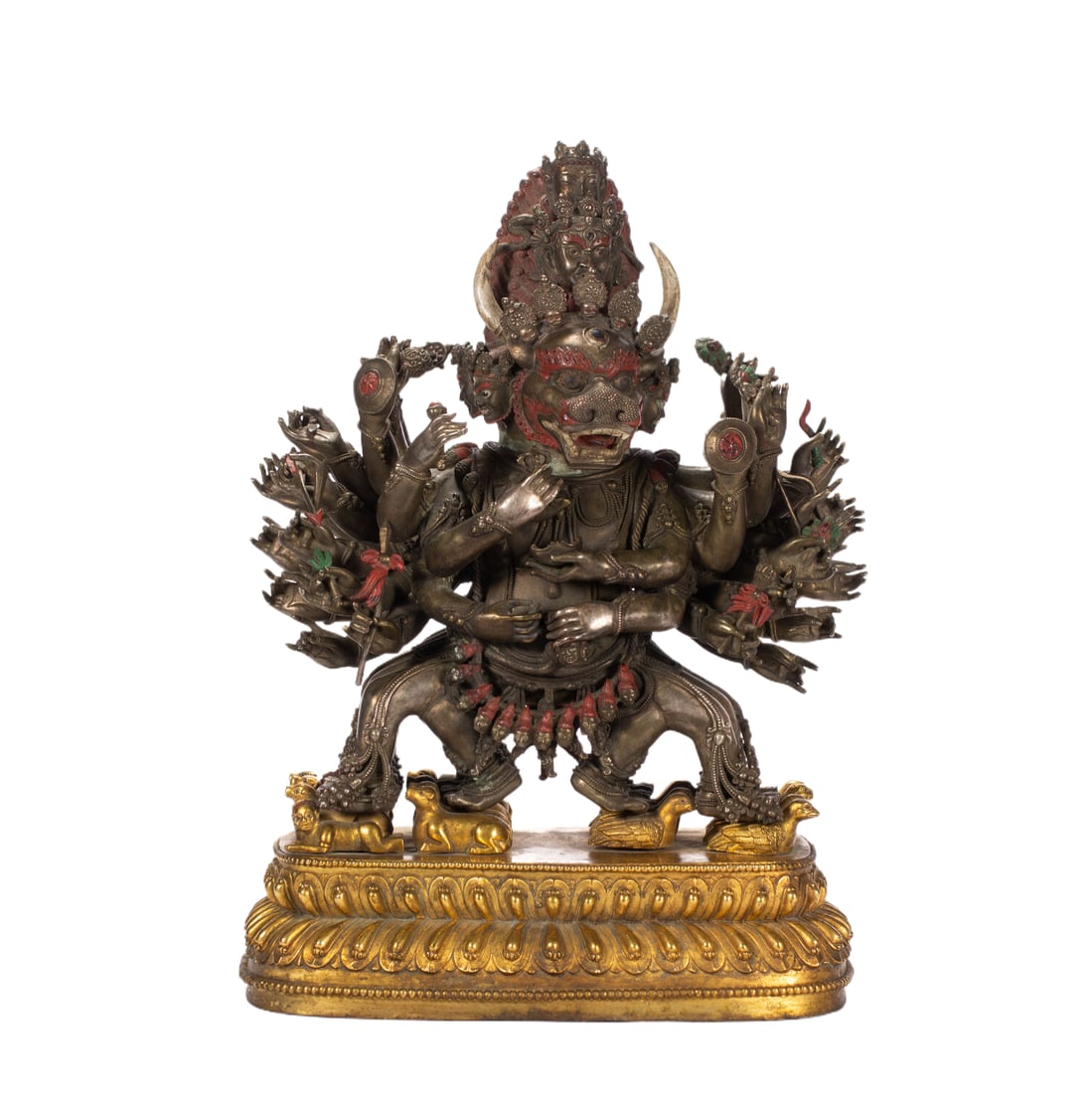 A VERY RARE SILVER-GILT