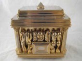A very unusual silver plated '