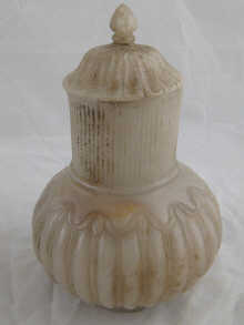 A very well carved antique marble