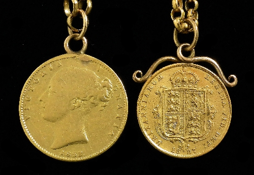 A Victoria 1853 Young Head shield