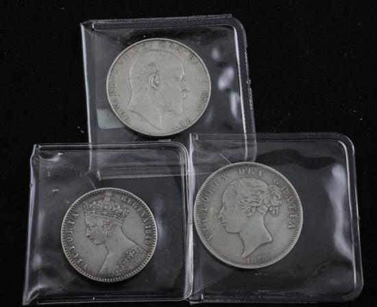 A Victoria 'Godless' silver