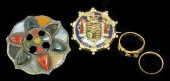 A Victorian 15ct gold and blac