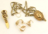 A Victorian 15ct gold brooch o