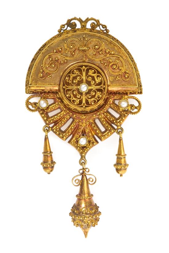 A Victorian 18 Karat Yellow Gold