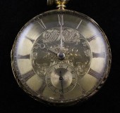 A Victorian 18ct gold keywind