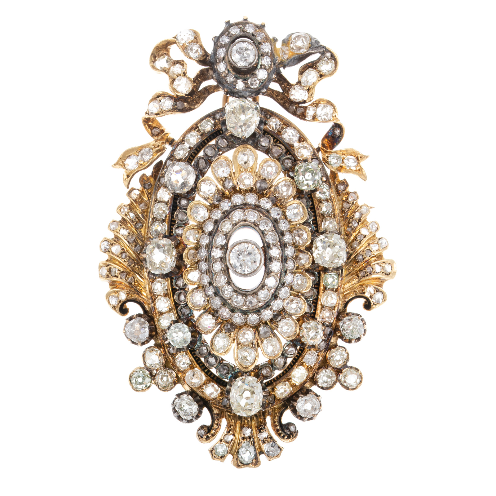 A VICTORIAN 7.50 CTW DIAMOND