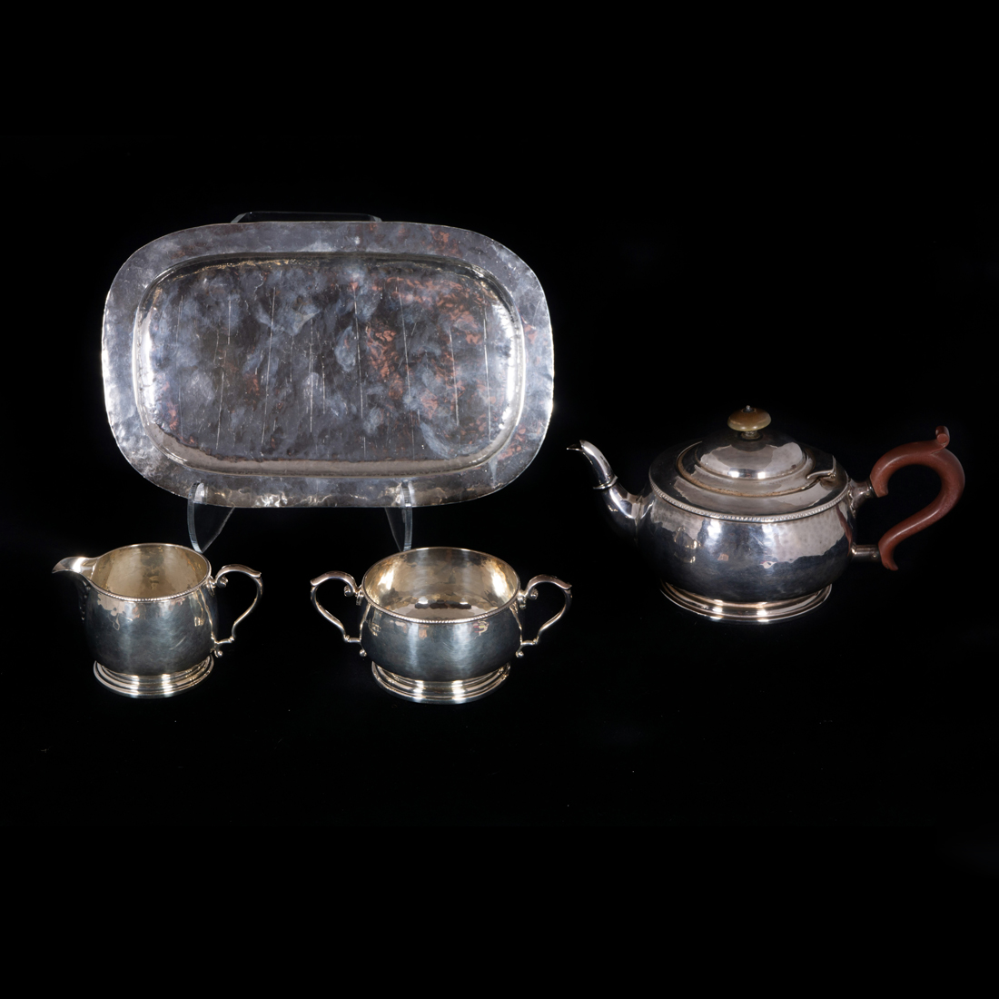 A VICTORIAN ARTS & CRAFTS STYLE TEA
