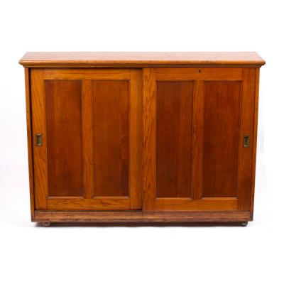 A Victorian Arts & Crafts oak