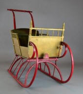 A VICTORIAN BENTWOOD & IRON MO