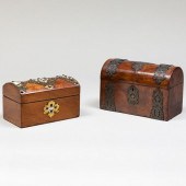 A VICTORIAN BONE AND BRASS-MOU