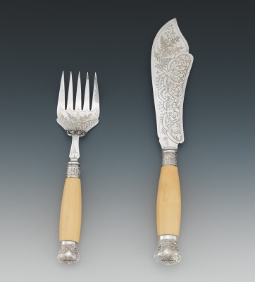 A Victorian Boxed Fish Serving