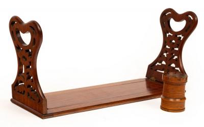 A Victorian boxwood treen money box