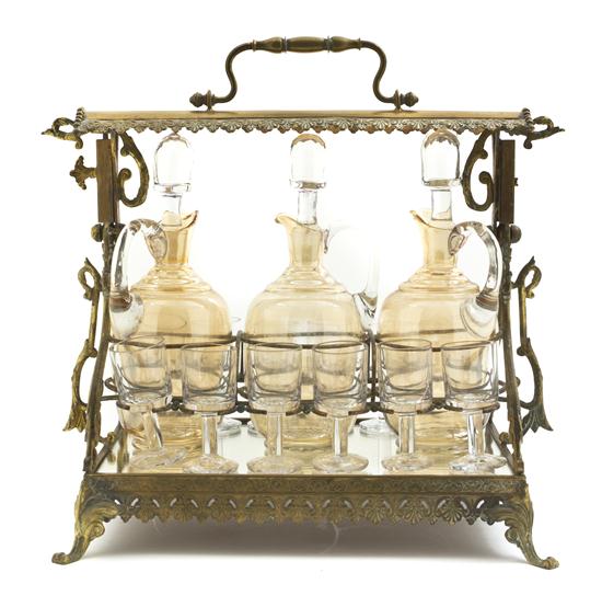 *A Victorian Brass Tantalus
