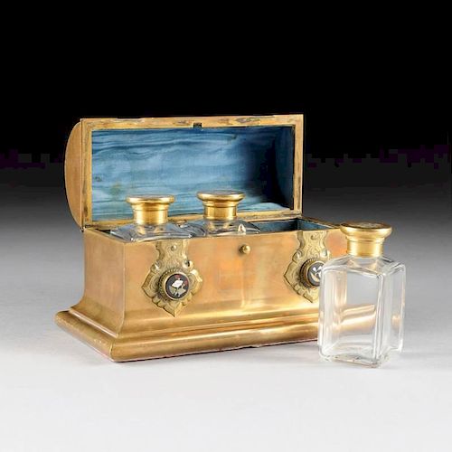 A VICTORIAN BRONZE AND PIETRA