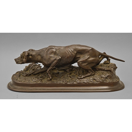 A Victorian bronze sculpture of the