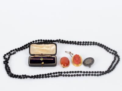 A Victorian carved coral brooch,